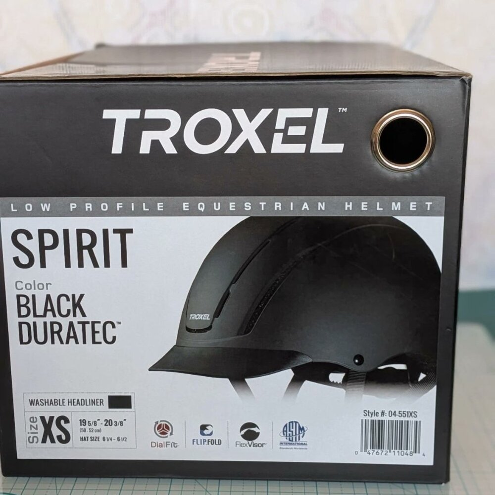 Troxel Low Profile Equestrian Riding Helmet Size XS